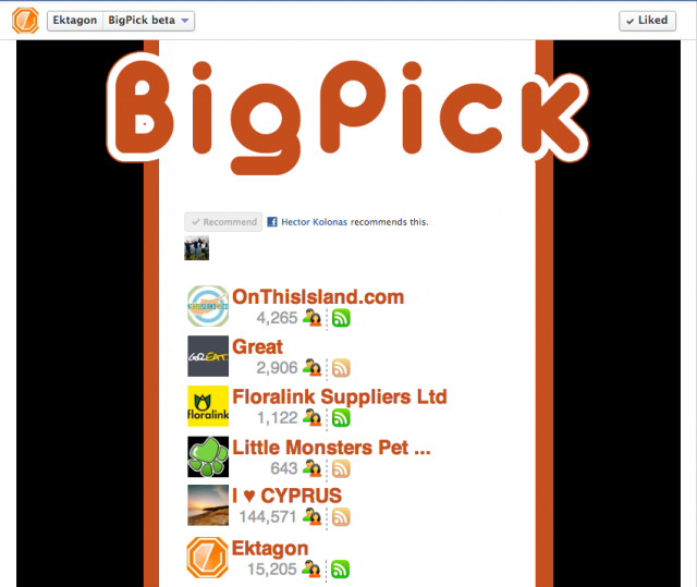 BigPick - List of Pages